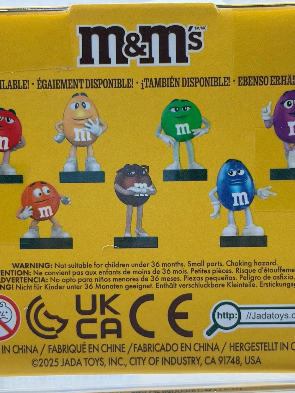 ⁠Jada Toys M&M's Orange Character MetalFigs Die-Cast Metal Figure Collectible⁠